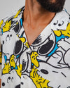 Peanuts Freehugs Aloha Shirt White