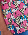 Peanuts Gelato Aloha Blouse Blue