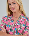 Peanuts Gelato Aloha Blouse Blue