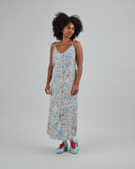Messy Stripes Strap Dress