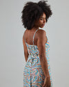 Messy Stripes Strap Dress