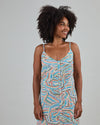 Messy Stripes Strap Dress