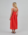 Strappy Loose Dress Coral