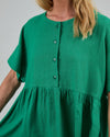 Oversize Long Dress Green