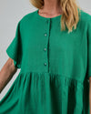 Oversize Long Dress Green
