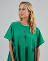 Oversize Long Dress Green