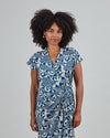 Sombrilla Kimono Dress Blue