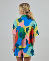 Maxi Flower Oversize Cropped Blouse