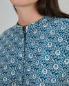 Asis Percales Daisy Sleeveless Blouse Blue