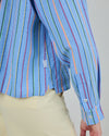 Stripes Boxy Blouse Blue