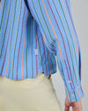 Stripes Boxy Blouse Blue