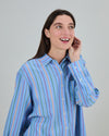 Stripes Boxy Blouse Blue