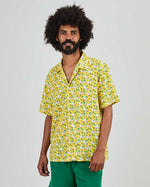 Peanuts Donuts Aloha Shirt Yellow