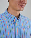 Multicolor Stripes Boxy Man Shirt