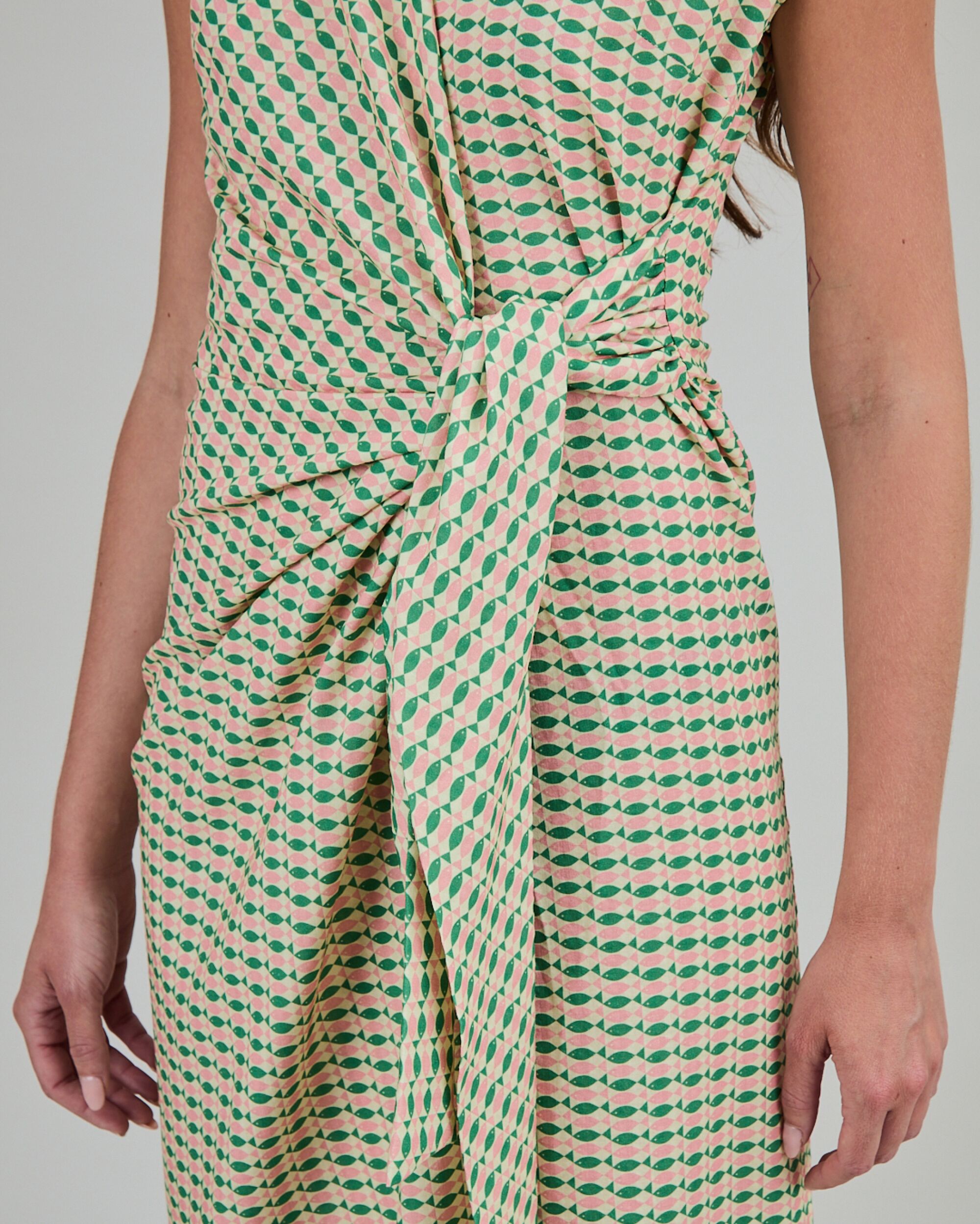 Sardinas Kimono Dress Yellow