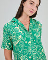 Asis Percales Crocodylus Long Dress Green