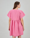 Checks Oversize Shorts Dress Pink