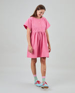 Checks Oversize Shorts Dress Pink