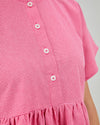 Checks Oversize Shorts Dress Pink