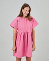 Checks Oversize Shorts Dress Pink