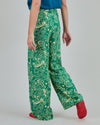 Asis Percales Crocodylus Wide Leg Pants Green