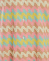 Pastel Wavy Stripes Aloha Blouse