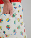 Mini Flower Straight Leg Pants Ecru