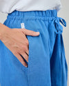 Checks Balloon Pants Blue