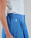 Checks Midi Skirt Blue