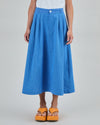 Checks Midi Skirt Blue