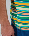 Stripes Regular T-Shirt Green
