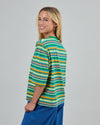 Stripes Boxy Tee Yellow