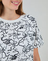 Peanuts Woodstock Oversize Tee White