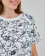 Peanuts Woodstock Oversize Tee White