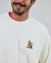 Peanuts Surf Sweatshirt Ecru