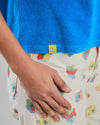 Terry oversize Tee Blue