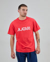 Atari Classic Logo Oversize T-Shirt Red