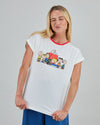 Peanuts Retro Friends Scoop Tee Ecru