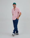 Atari Monogram Aloha Shirt Red