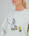 Peanuts Roller Sweatshirt Ecru