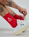 Atari logo socks red