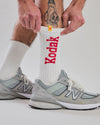 Kodak Jacquard Ribbed Socks Ecru