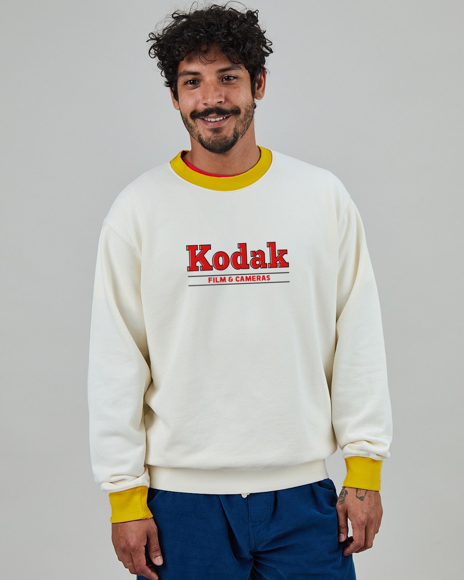 Kodak Retro FIlm Sweatshirt Ecru
