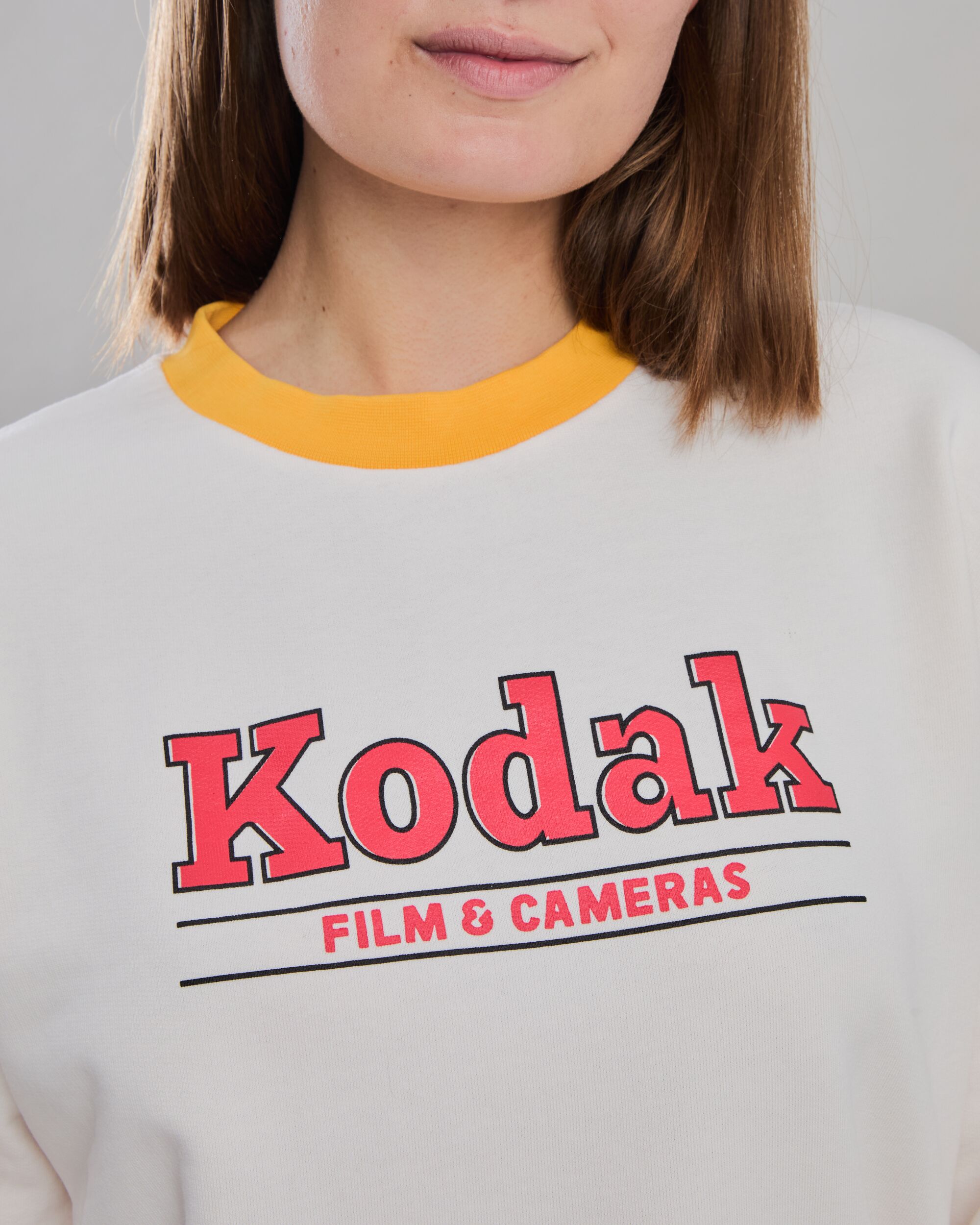 Kodak Retro FIlm Sweatshirt W Ecru