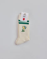 Peanuts Beagle Socks Ecru