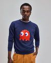 PAC-MAN  Blinky Ghost Sweatshirt Blue