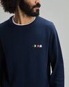 PAC-MAN  Classic Cotton Sweater Blue