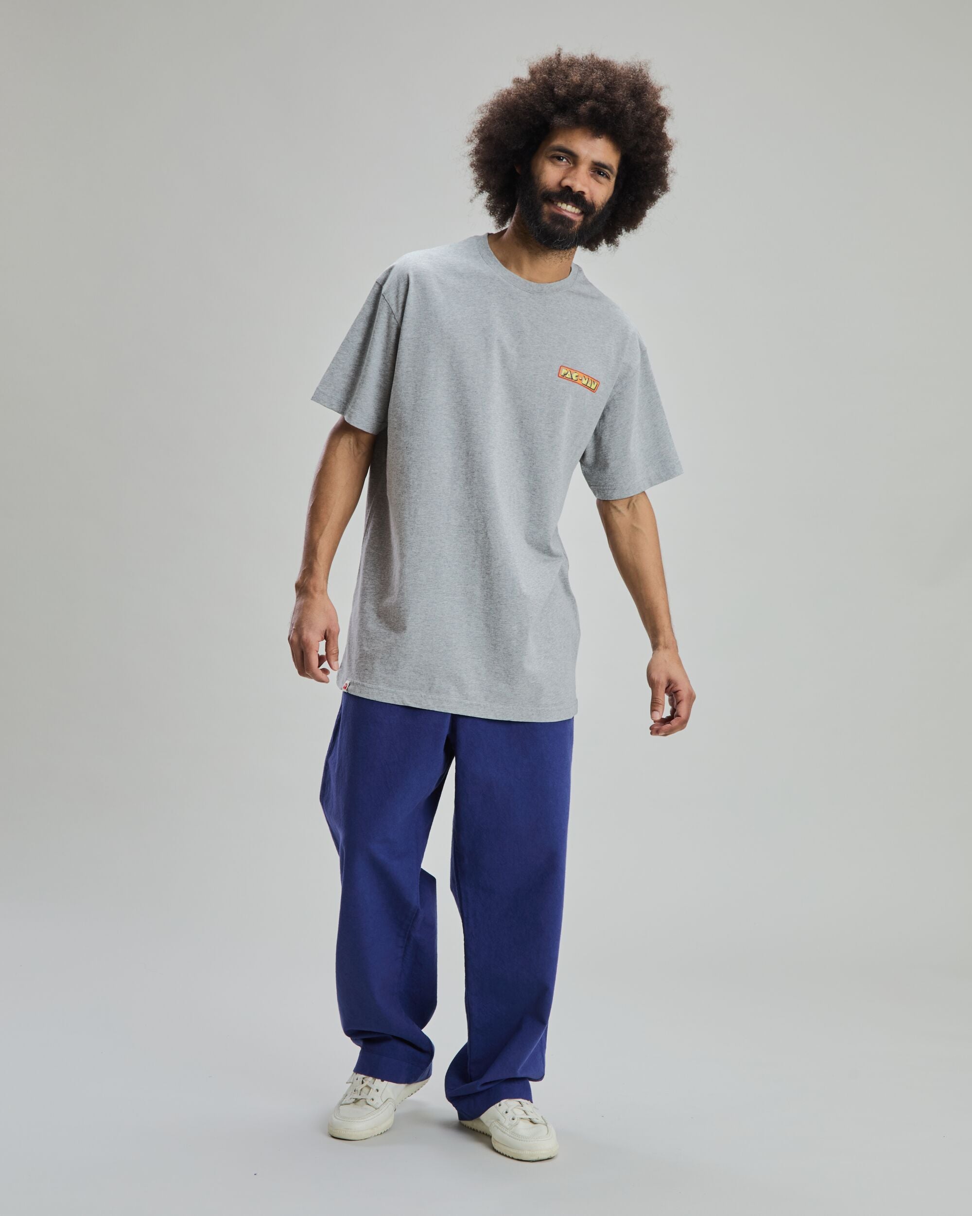 PAC-MAN Blinky Ghost T-shirt Grey