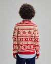 PAC-MAN Winter Cotton Sweater Red