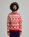 PAC-MAN Winter Cotton Sweater Red